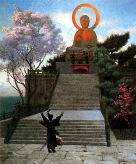 A Japanese Imploring a Divinity by Jean-Léon Gérôme