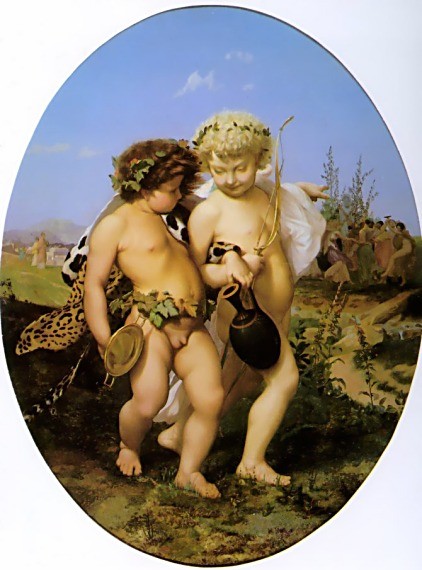 Drunken Bacchus and Cupid by Jean-Léon Gérôme