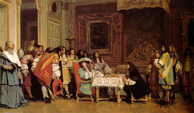 Louis XIV and Moliere by Jean-Léon Gérôme