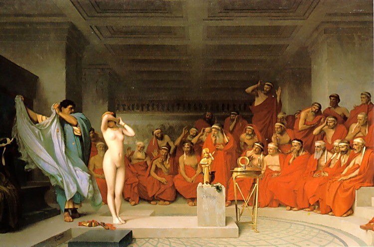 Phryne Before the Areopagus by Jean-Léon Gérôme