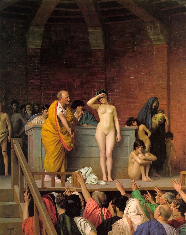 Slave Auction by Jean-Léon Gérôme