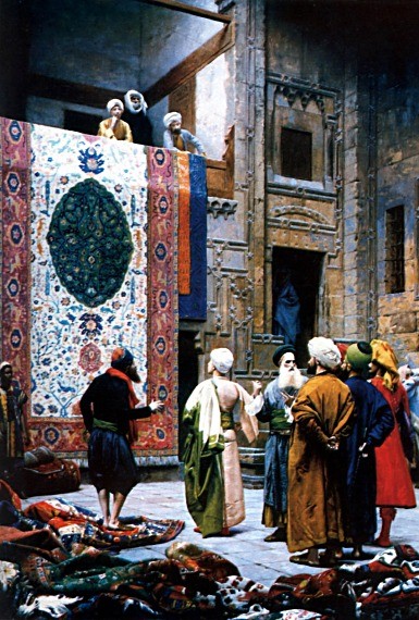 The Carpet Merchant by Jean-Léon Gérôme