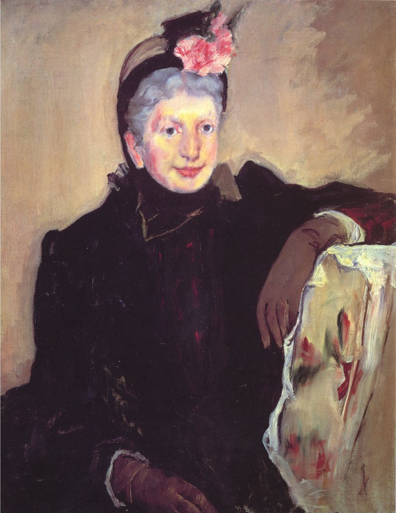 Portrait of a Elderly Lady by Mary Stevenson Cassatt