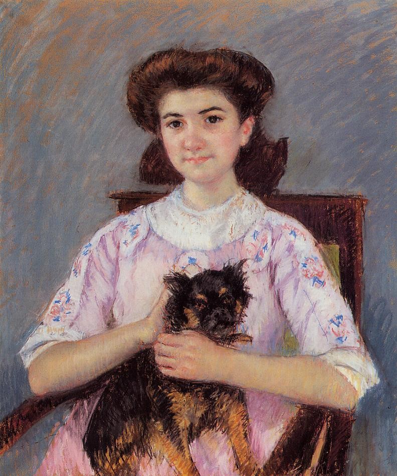 Portrait of Marie Louise Durand Ruel by Mary Stevenson Cassatt