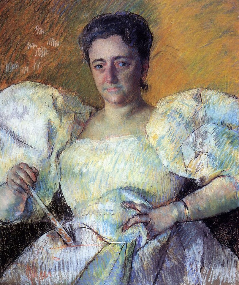 Portrait of Mrs. H. O. Hevemeyer by Mary Stevenson Cassatt