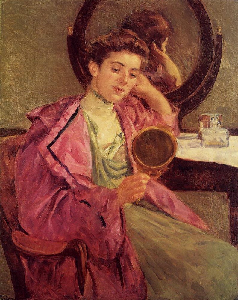 Woman at Her Toilette by Mary Stevenson Cassatt