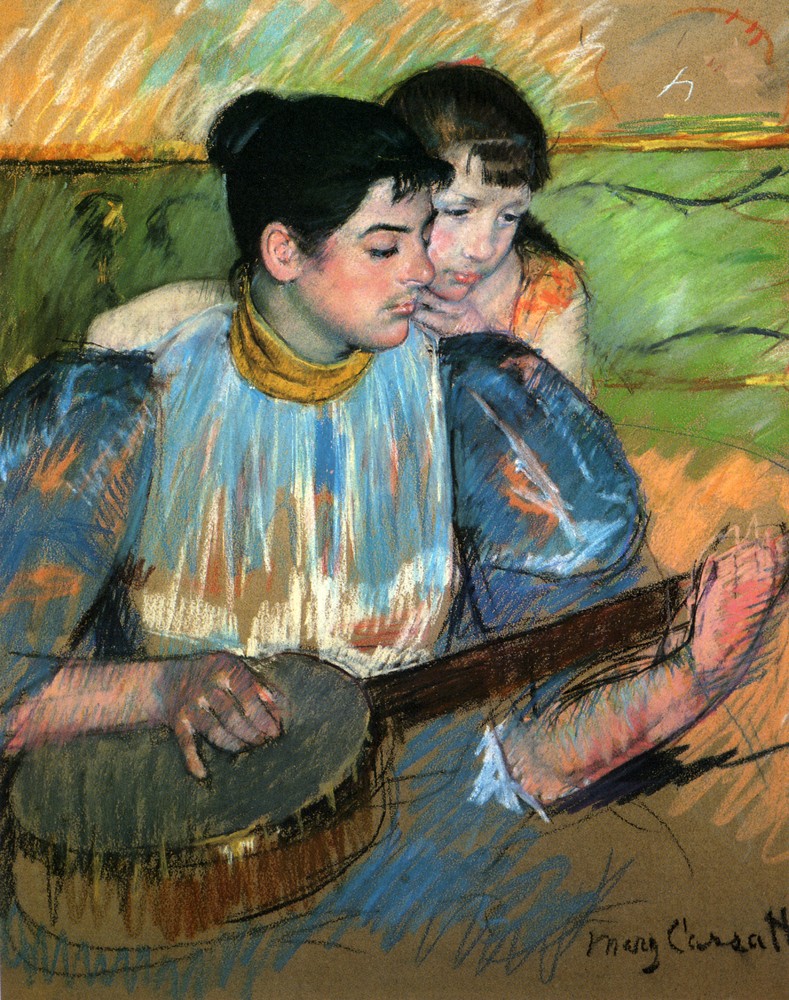 The Banjo Lesson by Mary Stevenson Cassatt