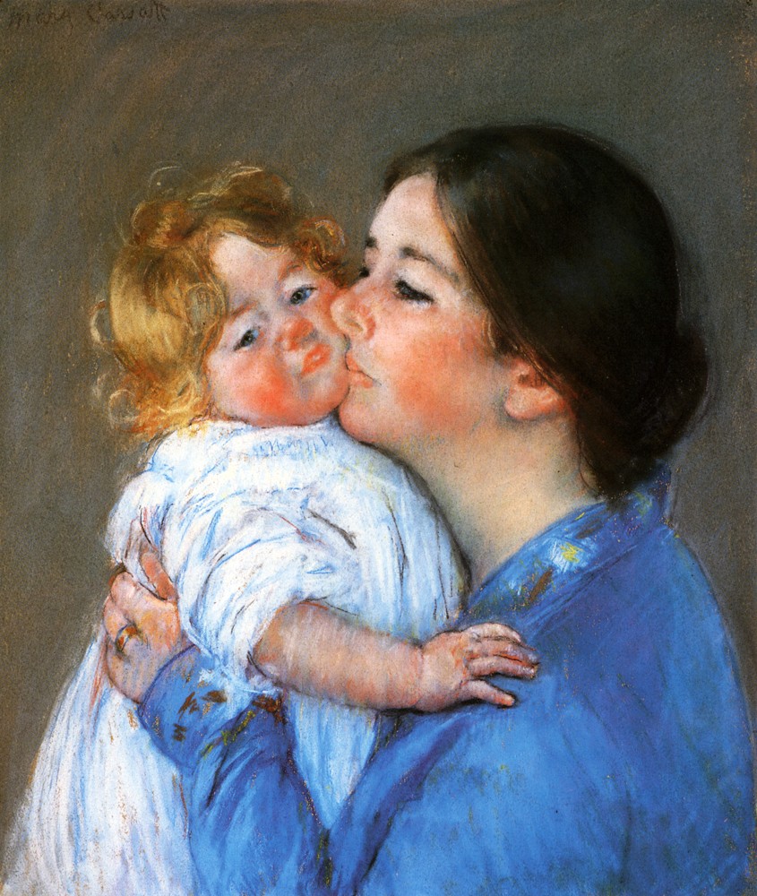 A Kiss For Baby Anne by Mary Stevenson Cassatt