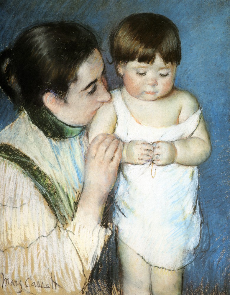Young Thomas And His Mother by Mary Stevenson Cassatt