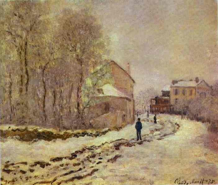 Snow at Argenteuil by Oscar-Claude Monet