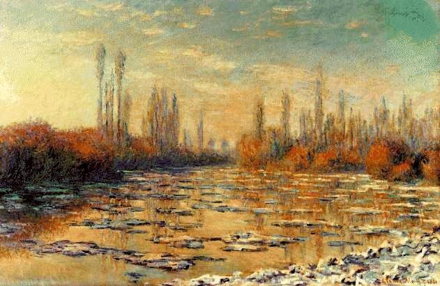 The Floating Ice by Oscar-Claude Monet