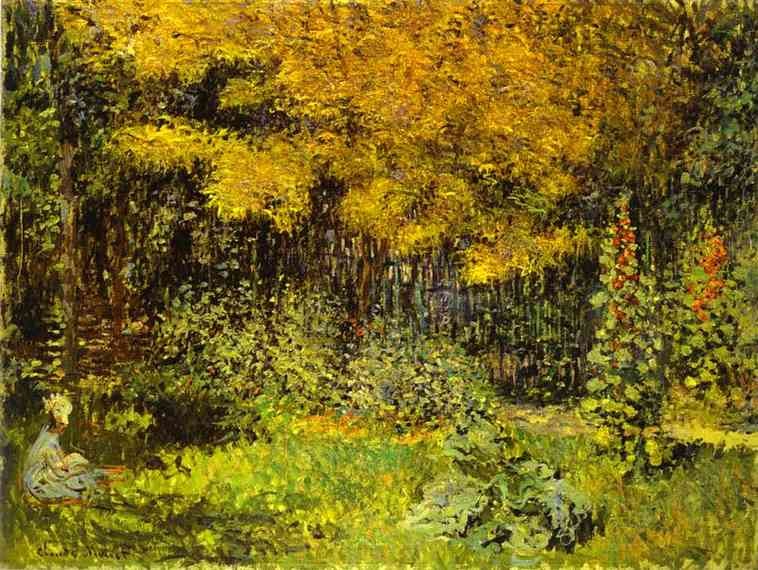 The Garden. (Le Jardin) by Oscar-Claude Monet