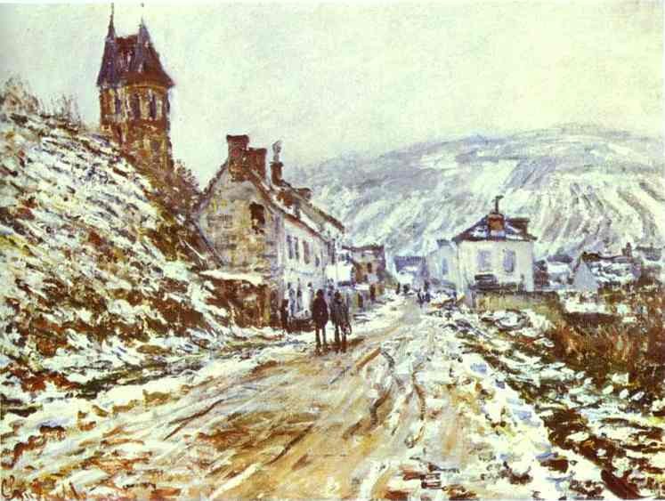 The Road to Vétheuil by Oscar-Claude Monet