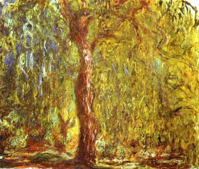 Weeping Willow by Oscar-Claude Monet