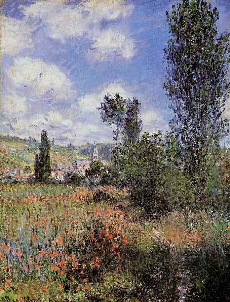 Lane in the Poppy Fields, Ile Saint-Martin by Oscar-Claude Monet