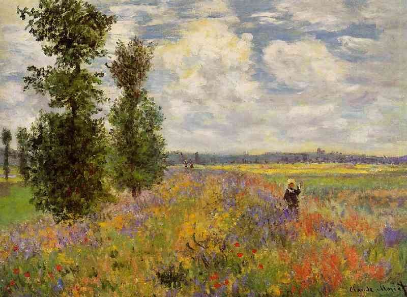 Poppy Field, Argenteuil by Oscar-Claude Monet