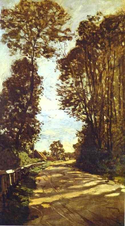 Road to the Saint-Simeon Farm by Oscar-Claude Monet