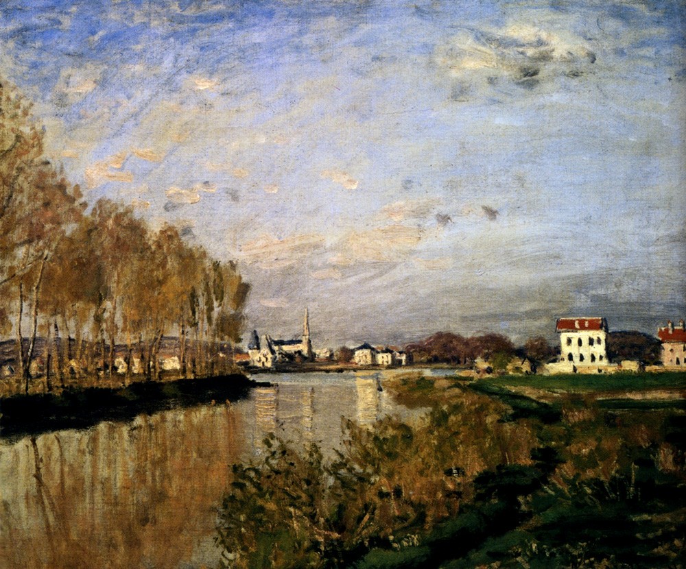 The Seine At Argenteuil by Oscar-Claude Monet