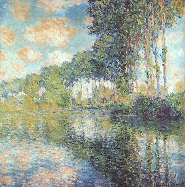 Poplars on the Epte by Oscar-Claude Monet