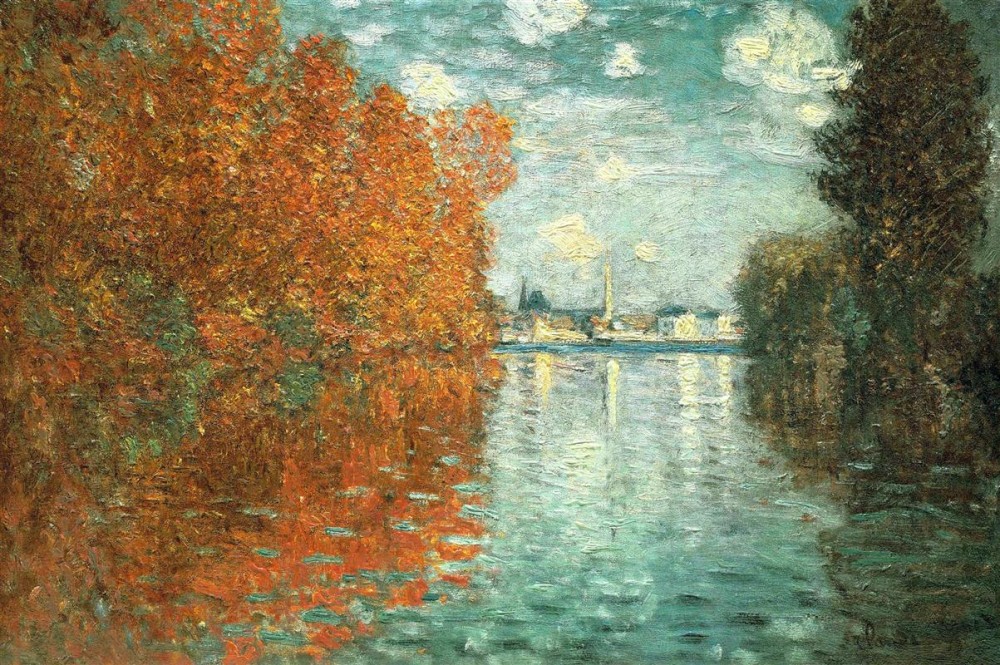 Autumn at Argenteuil by Oscar-Claude Monet