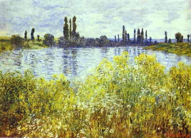 Banks of the Seine. Vétheuil by Oscar-Claude Monet