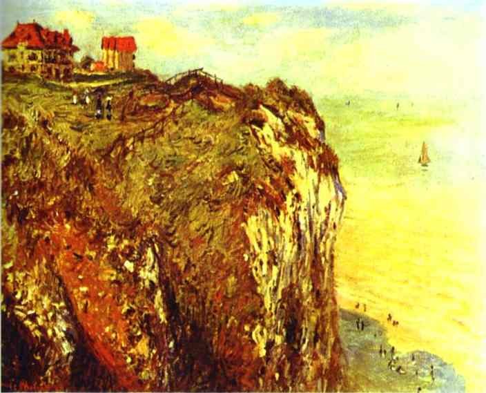 Cliffs near Dieppe by Oscar-Claude Monet