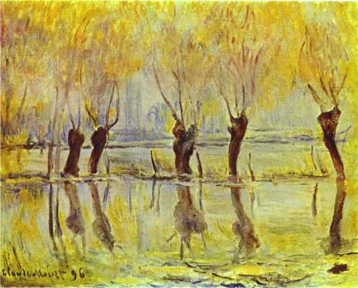 Flood at Giverny by Oscar-Claude Monet