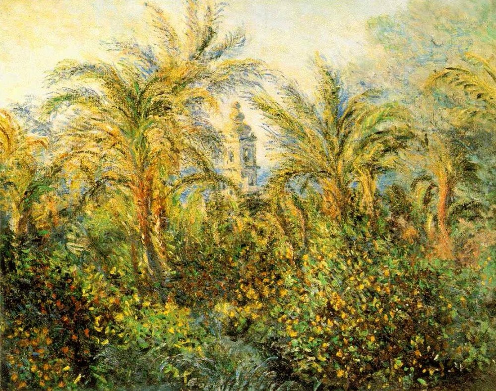 Garden in Bordighera, Impression of Morning by Oscar-Claude Monet