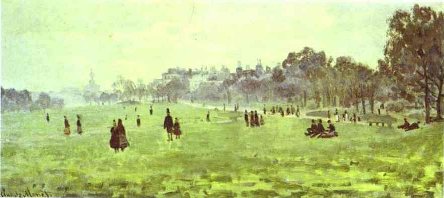 Green Park by Oscar-Claude Monet