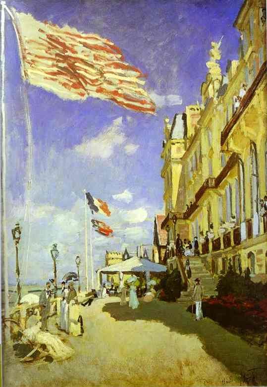 Hôtel de Roches Noires, Trouville by Oscar-Claude Monet