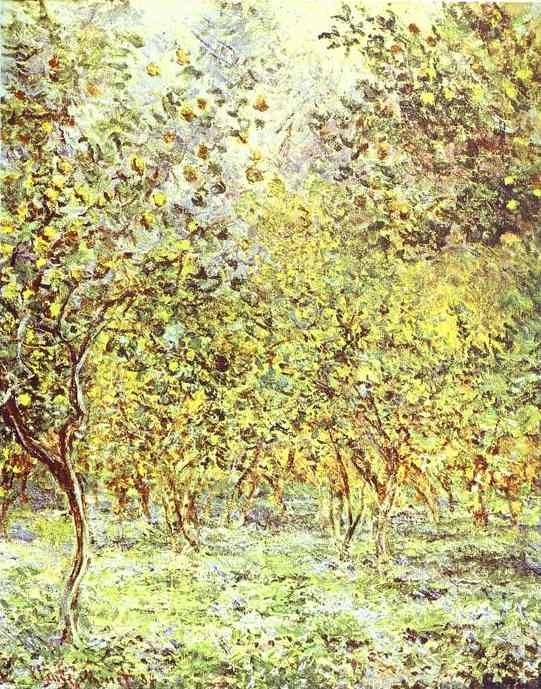 Lemon-Trees. Bordighera by Oscar-Claude Monet