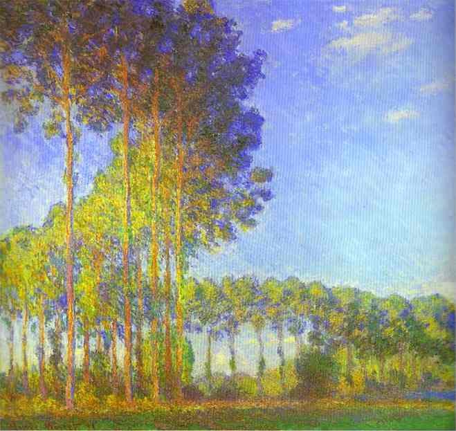 Poplars on the Banks of the Epte by Oscar-Claude Monet