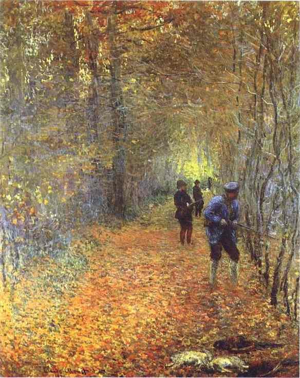 The Hunt by Oscar-Claude Monet