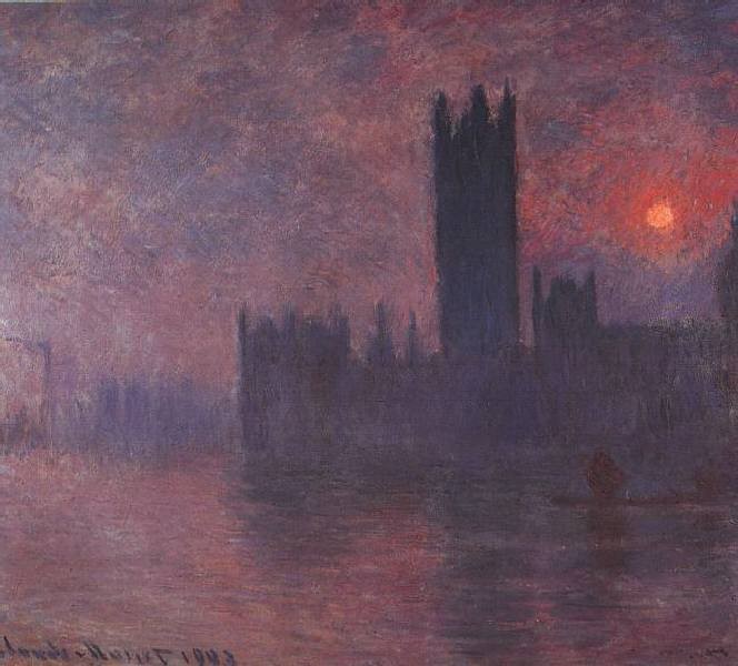 Houses of Parliament by Oscar-Claude Monet