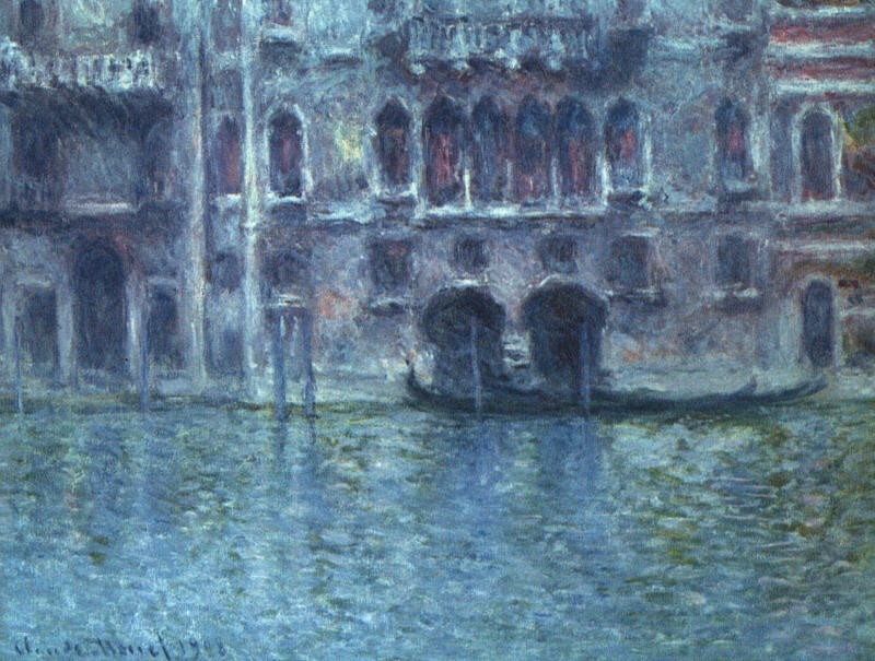 Palazzo da Mula at Venice by Oscar-Claude Monet