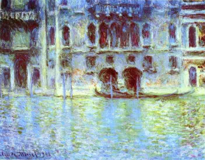 Palazzo da Mula. Venice by Oscar-Claude Monet