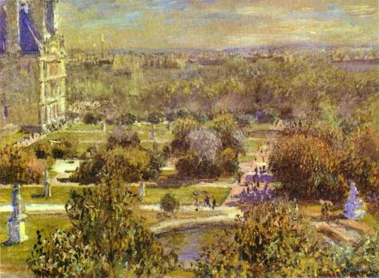 The Tuileries by Oscar-Claude Monet
