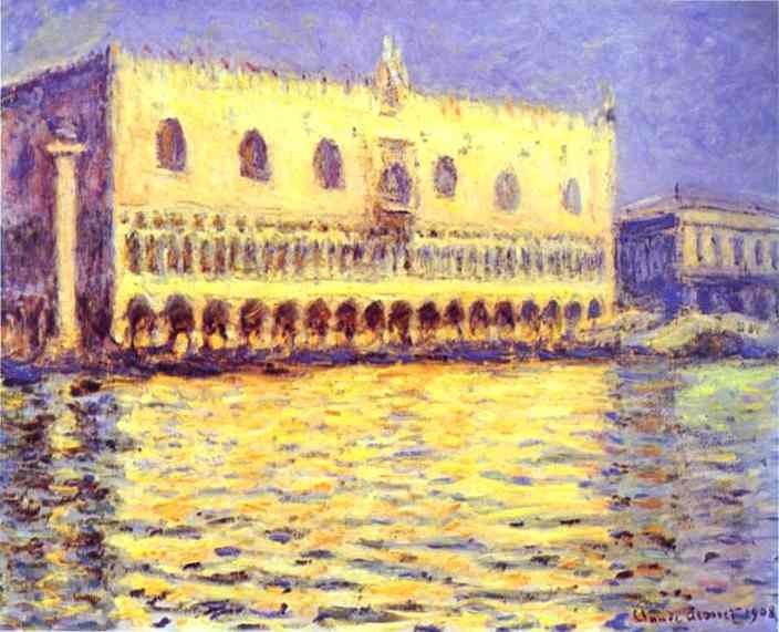 Venice. The Doge Palace by Oscar-Claude Monet
