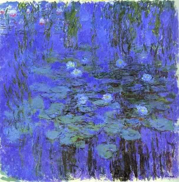 Blue Water Lilies by Oscar-Claude Monet