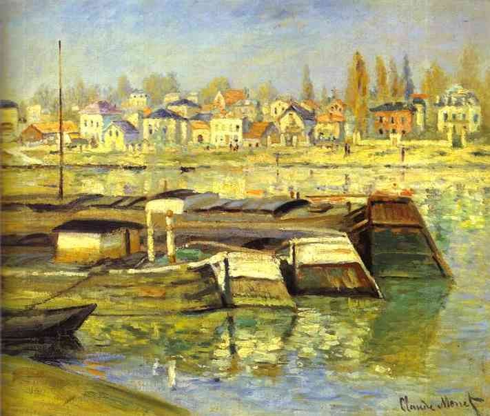 The Seine at Asnières by Oscar-Claude Monet