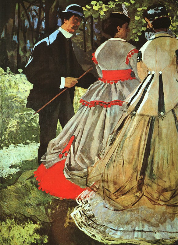 The Picnicl by Oscar-Claude Monet