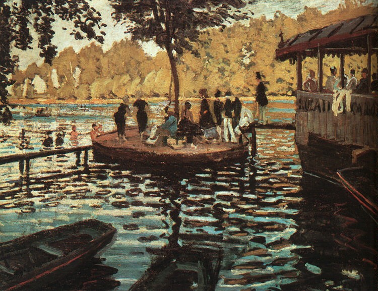 La Grenouillere by Oscar-Claude Monet