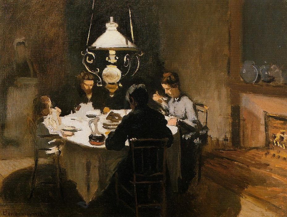 The Dinner by Oscar-Claude Monet