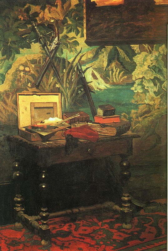 A Corner of the Studio by Oscar-Claude Monet