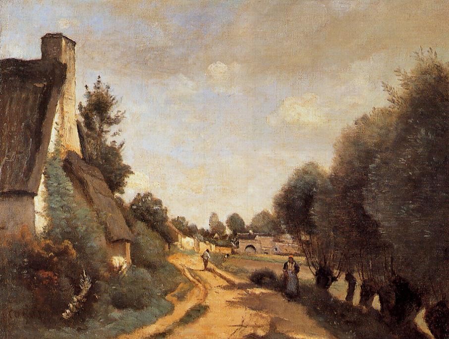 A Road near Arras by Jean-Baptiste-Camille Corot