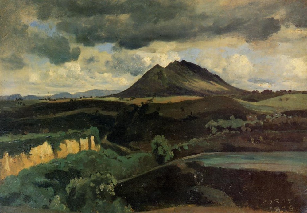 La Monta Soracte by Jean-Baptiste-Camille Corot