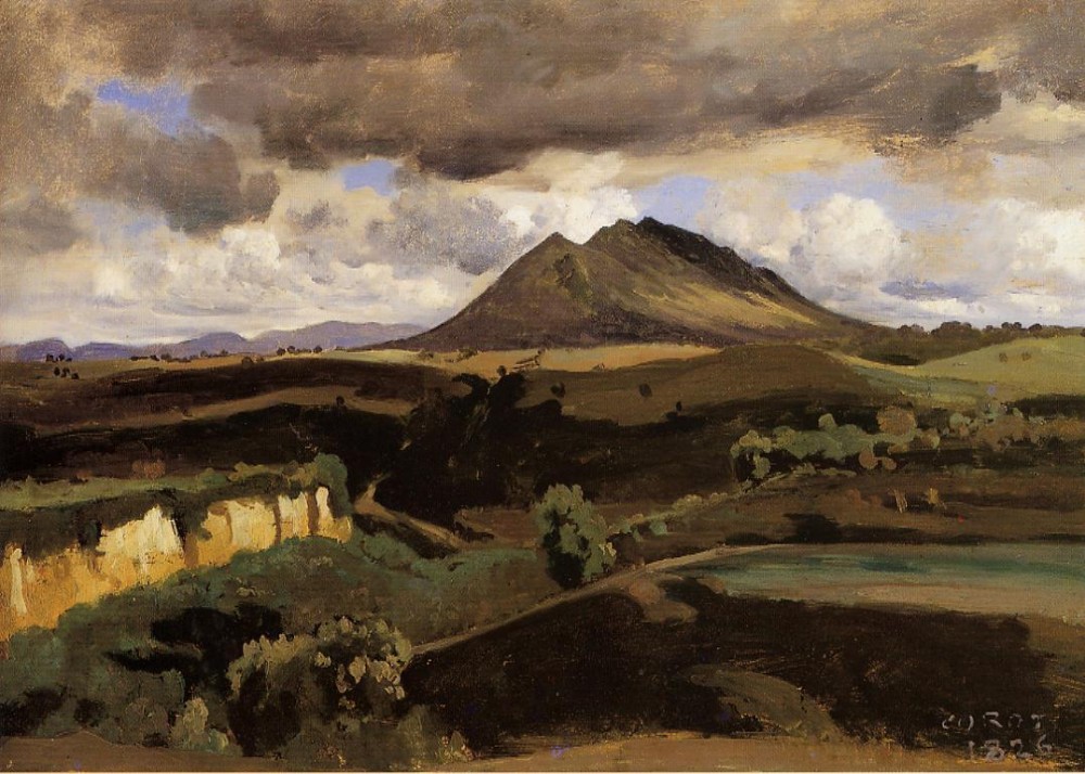Mont Soracte by Jean-Baptiste-Camille Corot