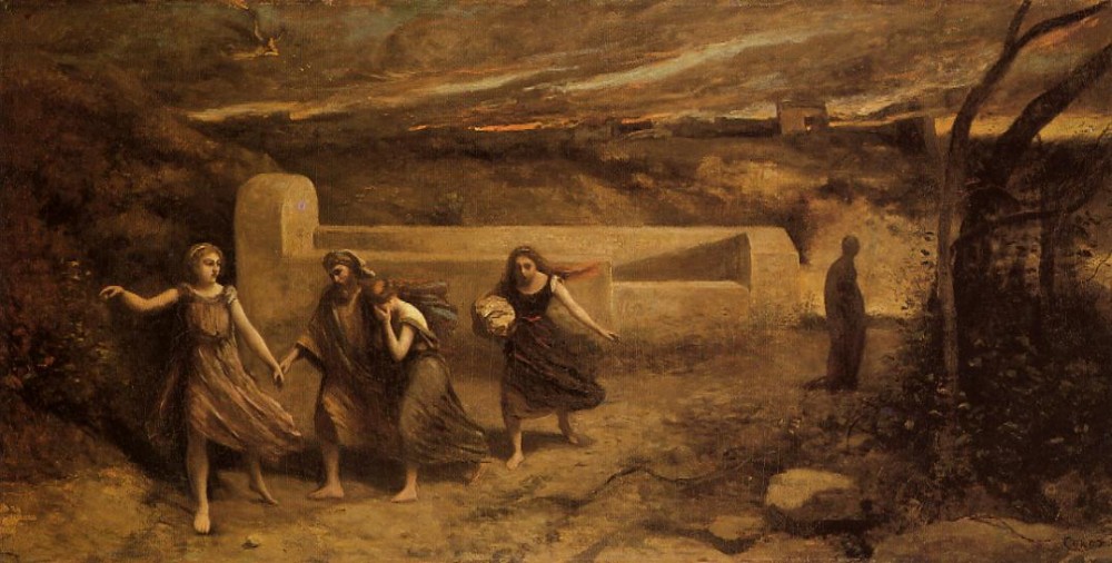 The Destruction of Sodom by Jean-Baptiste-Camille Corot