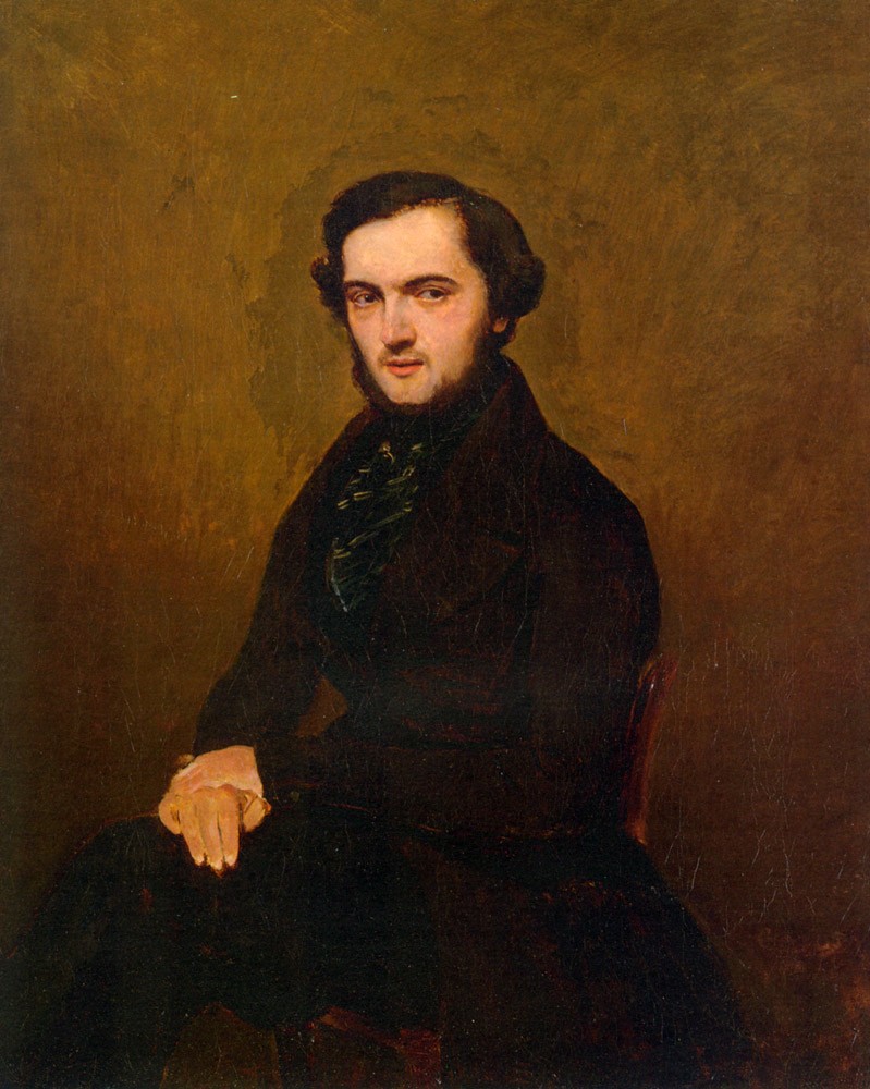 Portrait of a Gentleman by Jean-Baptiste-Camille Corot