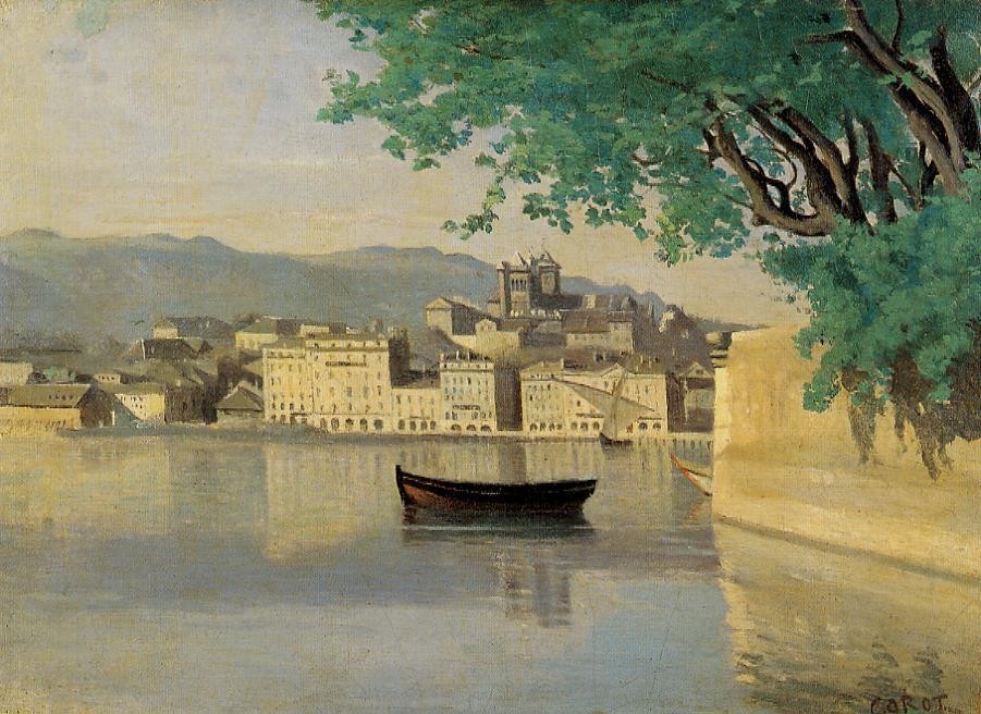 Geneva View of Part of the City by Jean-Baptiste-Camille Corot